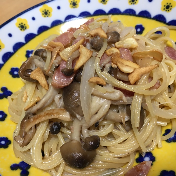 麺つゆマヨネーズで和風パスタ